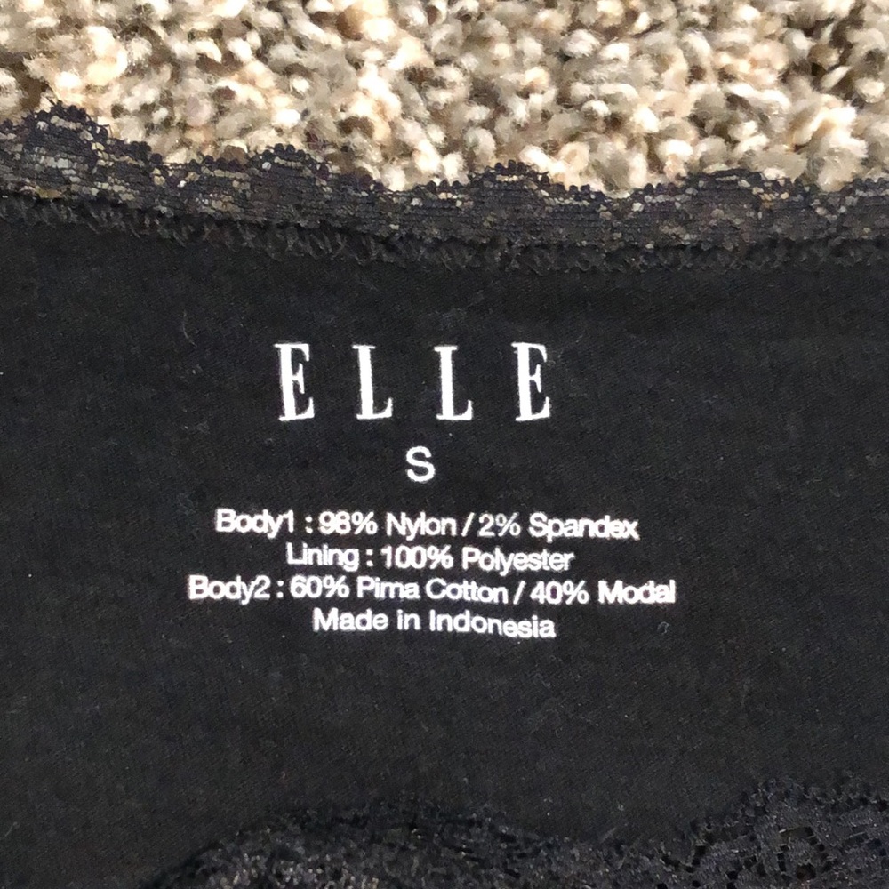 Black Lace ELLE Camisole Tank Top - Picture 2 of 5